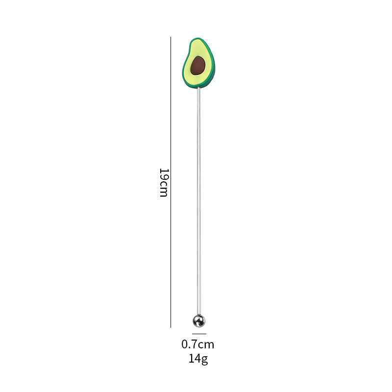 304 material 19cm aguacate revolviendo palo [plata]