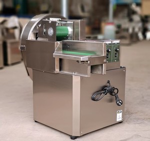 Goopikk điện 220V 120W * 2 điện rau mùi tây Chopper 2-30mm Trung Quốc hẹ máy cắt cần tây hành lá Máy cắt - Product Image 1