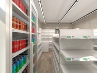Système de rayonnage gondole métallique double face sur mesure, robuste, avec plan de conception 2D/3D gratuit pour supermarchés et magasins de détail