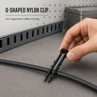 Attache-câble en nylon en forme de U