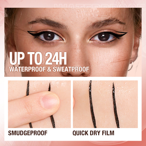 O.TWO.O Eyeliner liquide à tête éponge douce, stylo eyeliner à séchage rapide, imperméable, longue durée, eyeliner miracle pour un effet œil de <span class=keywords><strong>chat</strong></span> - Product Image 5