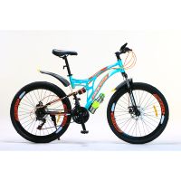Nouveau Design Tianjin Vélo Tout Terrain Homme VTT 21 Vitesses Cadre en Acier Freins à Disque 24 26 Pouces pour Adulte
