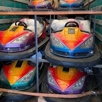 Voiture tamponneuse électrique d'intérieur à prix d'usine pour enfants, idéale pour les parcs d'attractions, les foires et les centres commerciaux, en acier et PVC