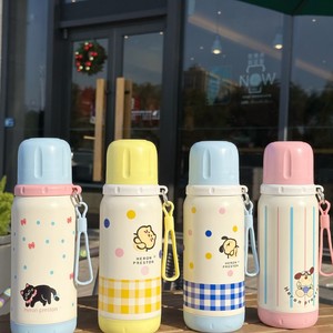 Cartoon <b>Thermos</b> Cup 316 Stainless Steel Insulated Water <b>Bottle</b> Portable Drop Proof Large Capacity For Travel Kids Drinking - Product Image 2