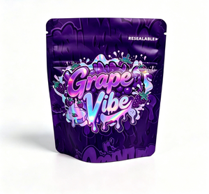 Custom Child Resistant Stand Up <b>Pouch</b> US 16 CFR & 1700. 20 Certificated Smell Proof Opaque Mylar Foil Bag MOQ 500pcs OEM Factory - Product Image 3