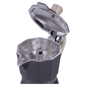 BUON CAFFE MACCHINA DA CAFFÈ ANTRACITE CON MANICO IN LEGNO 1 TAZZA - Product Image 2