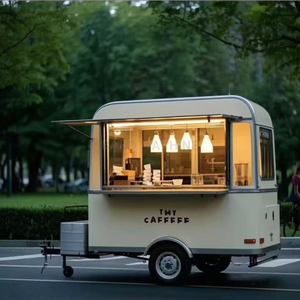 Camion de restauration multifonctionnel, boutique mobile commerciale pour thé au lait et café, chariot à snacks populaire à quatre roues - Product Image 6