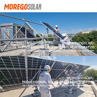 Moregosolar système d'énergie solaire, structure PV, structure de rayonnage de stationnement, abri d'auto solaire en aluminium
