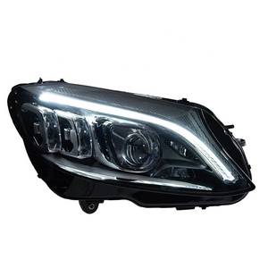Repuestos de Auto, Faro Delantero Tricolor BQD07, Conjunto de Faro Delantero Modificado, Lámpara Antiniebla para Mercedes-Benz W205 2015-2021 - Product Image 1