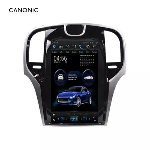 Canonic 13.3 אינץ אנדרואיד 11 טסלה סגנון אנכי מגע מסך לרכב Gps ניווט עבור קרייזלר 300C 2013-2019 רכב רדיו