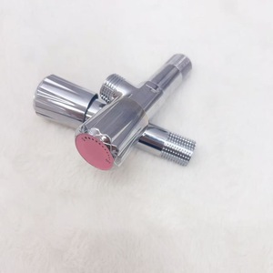 Válvula angular Shangyoujia de 11 cm con núcleo de cobre extendido, acabado cromado, rosca macho para uso en fontanería - Product Image 3