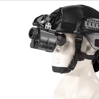 Цифровые очки ночного видения 2K NVG30 с креплением на шлем, тактический монокуляр для охоты, 4 цветовых режима, HD-запись и воспроизведение, OLED-дисплей