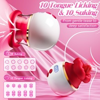 LetRock 5 in 1 Saugen Vibrator Rose Sexspielzeug Kitzler Nippel Massage produkte LED-Bildschirm Adult Toys Sexspielzeug Box für Frauen