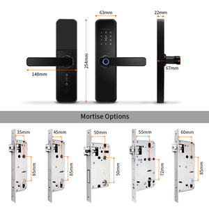 แบตเตอรี่ล็อคประตูอัจฉริยะด้วยลายนิ้วมือแอป Tuya กันน้ำ - Product Image 6