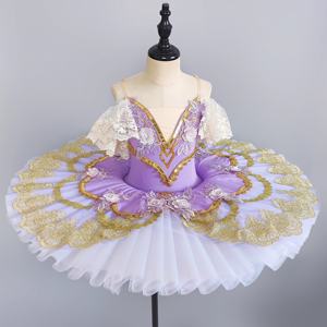 Jupe de tutu de ballet pour enfants et adultes, performance professionnelle de costumes de danse de ballet - Product Image 5