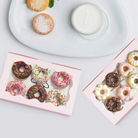 Boîtes en papier biodégradables personnalisables de qualité alimentaire pour la pâtisserie, les collations, les bonbons, les cadeaux de Noël, les fêtes, les cadres photo