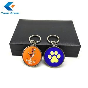 Пользовательские печатные QR-код 13,56 MHz NFC металлическое кольцо RFID Pet Tag для отслеживания собак/кошек - Product Image 6