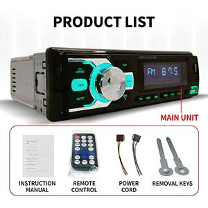 Reproductor MP3 Universal Multifuncional 1DIN con 2 Puertos USB de Carga Rápida, Radio para Auto con Bluetooth - Product Image 5