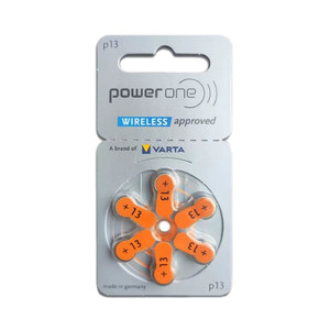 6 Batterie per Apparecchi Acustici A13 PowerOne <span class=keywords><strong>P13</strong></span> Importate dalla Cina PR48, Pile a Bottone Zinco-Aria 145V per Torce - Product Image 5