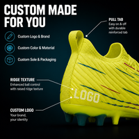 Chaussures de football unisexes professionnelles, chaussures de foot pour l'entraînement, les matchs et les compétitions, crampons de football de haute qualité, vente en gros