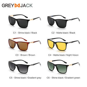 Gafas de Sol Polarizadas Greyjack para Hombre, Protección UV400, Visión Nocturna, Marco de PC Negro, Lentes TAC, para Conducir, Deportes y Pesca - Product Image 4
