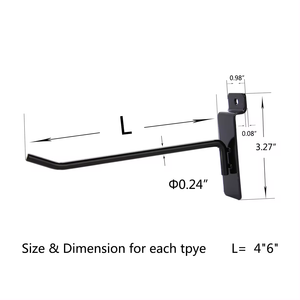 ตะขอแขวนผนังทำจากโลหะตะขอแขวนผนังป้ายแขวนผนังตะขอแขวนผนัง - Product Image 5