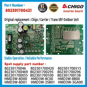Carte de commande d'onduleur VRF 802301700469 802301700421, carte de commande de compresseur, module d'onduleur CC pour unité extérieure, pièces de rechange CVC - Product Image 2