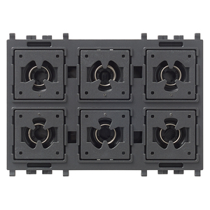 สวิตช์บ้านอัจฉริยะ KNX แบบแบนกลม 6 ปุ่ม ควบคุมผ่าน 3M ขนาด 5.7x5.3x7.7 ซม. - Product Image 1