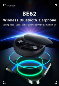 BE62 TWS BT سماعة أذن لاسلكية تعمل باللمس تحكم سدادة أذن غطاء منزلق صندوق كهربائي لهاتف ايفون شاومي سماعات أذن لألعاب - Product Image 5