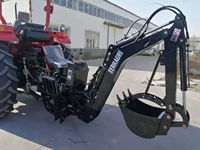 Heißer Verkauf Kleiner Garten 4x4 kompakter Bagger lader Mini Traktor Bagger lader mit Bagger lader und Frontlader