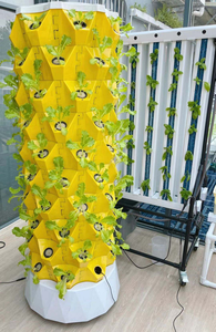 Torre hidropónica al aire libre Hidroponia Cultivo De Torre Sistema hidropónico de jardín Sistema Microgreen con luz de cultivo - Product Image 2