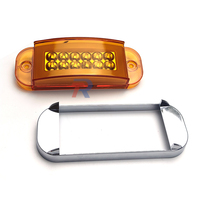 Feu de Camion Réfléchissant à Haute Luminosité 30 LED, Nouvelle Lampe Latérale Universelle pour Véhicule Rouge, Étanche IP65, DC 12V/24V, Certifié CE pour Remorque 1