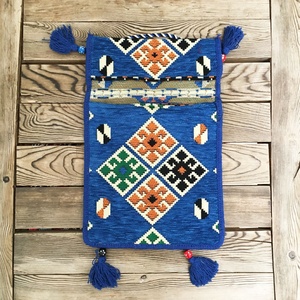 กระเป๋าสะพายหลังสีน้ำเงินแท้อนาโตเลียนโอเรียลเต็ล - Product Image 3