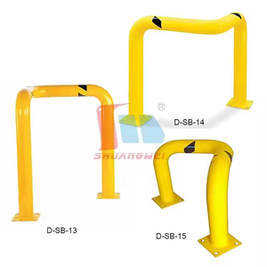 Pegangan Pengaman Baja Berkualitas Tinggi dan Tahan Lama, Dapat Disesuaikan, Berbentuk U Warna Kuning, Cocok untuk Keamanan Jalan - Product Image 4