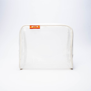 Hot-Selling Fashion Large PVC Cosmetic <b>Bag</b> Exquisite Holographic Zipper Custom Logo Waterproof Design Outdoor Use Portable - Product Image 1