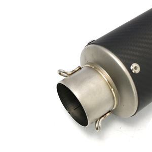 Nouveau système d'échappement arrière universel pour moto <span class=keywords><strong>Hayabusa</strong></span> en fibre de <span class=keywords><strong>carbone</strong></span> 51 mm 60 mm, embout d'échappement à glissière, silencieux - Product Image 3