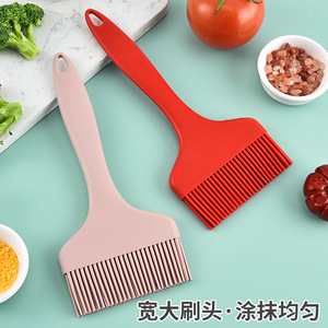 Pinceau à huile large en silicone 21 cm, tête de 9,1 cm, pour cuisine, pâtisserie, crêpes, non-déchirable, résistant à la chaleur - Product Image 5