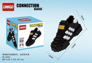 Vente en gros de mini briques d'assemblage de modèles 3D en plastique, chaussures de connexion <span class=keywords><strong>Linkgo</strong></span>, blocs de construction en diamant, jouets pour enfants, cadeau - Product Image 5