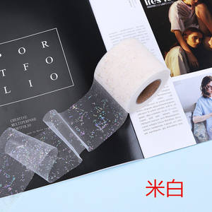 Rollo de cinta de tul con purpurina para silla de camino de mesa, faja, lazo, tutú para mascotas, falda, costura, tela para manualidades - Product Image 4