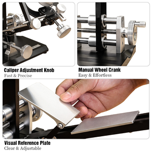 Soporte de Centrado de Ruedas de Bicicleta LEBYCLE con Indicador de Dial, Calibrador de Llantas para Ruedas de 12-29 Pulgadas y 700C - Product Image 5