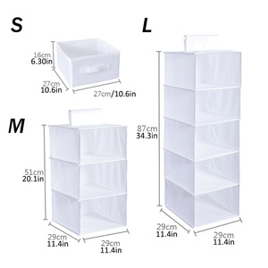 <span class=keywords><strong>Tiroir</strong></span> <span class=keywords><strong>suspendu</strong></span> multicouche Sac de rangement <span class=keywords><strong>suspendu</strong></span> Lavable Tissu Oxford Armoire Vêtements <span class=keywords><strong>Tiroir</strong></span> de rangement Tissu Supports suspendus - Product Image 5