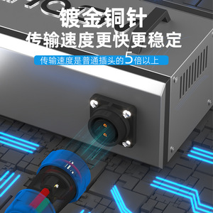 Zhocn Solderless Square Connector LD20_28 4 Pin Male Female Plug Socket IP68 Waterproof For Industrial Use - Product Image 5