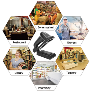 재고 있음 QR 코드 리더 방수 2600mAh 장시간 대기 자동 감지 무선 2D 바코드 스캐너, 노트북, PC, POS와 호환 - Product Image 6