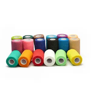 Athletic Sport China Printed Self Adhesive Bandage Printed Cohesive Compression Custom Print Cohesive Bandage