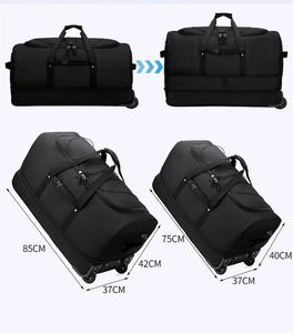 Bolsa <span class=keywords><strong>de</strong></span> <span class=keywords><strong>Viaje</strong></span> Plegable <span class=keywords><strong>con</strong></span> <span class=keywords><strong>Ruedas</strong></span>, Extra Grande, Expandible, para Hombre y Mujer, Resistente, para Equipaje <span class=keywords><strong>de</strong></span> Mano - Product Image 2