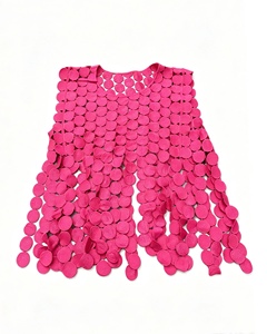 <span class=keywords><strong>SHENHE</strong></span> - Blusas sin mangas para mujer, transparentes, con diseño de lunares, asimétricas, estilo chaleco, para verano, color negro, tela Dobby pequeña - Product Image 6