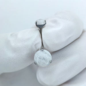 Calendo | Venta al por mayor ASTM F136 Titanio Piercing interno Treaded Curved Ombligo Anillo Ombligo Joyería Titanio Ombligo Anillos para el vientre - Product Image 2