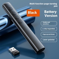 Présentateur sans fil 2.4 GHz avec stylo pointeurs rouges Pointeur de télécommande USB RF Stylo pointeur laser rechargeable