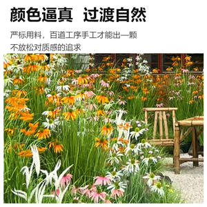 Bouquet de tournesols artificiels 60 cm, 8 têtes, haute simulation, plante décorative d'intérieur pour la maison - Product Image 4