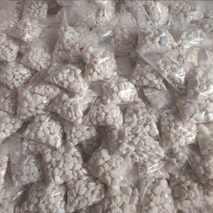 정원 포장 및 안뜰 장식 마른 풍경 조경에 대한 조약돌 흰색 천연석 자갈 - Product Image 3